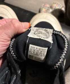 Adidas Originals Nizza RF Hi sneakers i sort lærred.