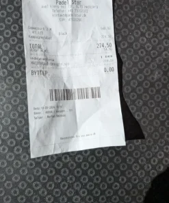 Adidas Padelsko str 41 1/3 Marineblå m hvide striber