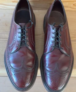 Allen Edmonds herrsko modell Mac Neil klassisk brogue-design med skoblock