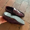 Alohas Bordeaux loafers.