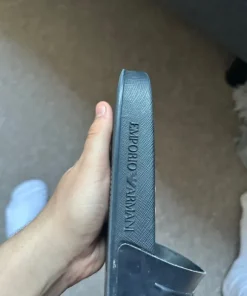 Armani flip flops
