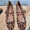 ASOS panterka Mary Jane balerinki damskie balletcore leopard coquette EU40 HIT