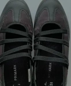Baleriny buty ballet shoes aesthetic vintage czarne black