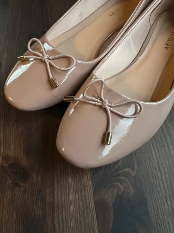 Ballerinaskor beige-rosa