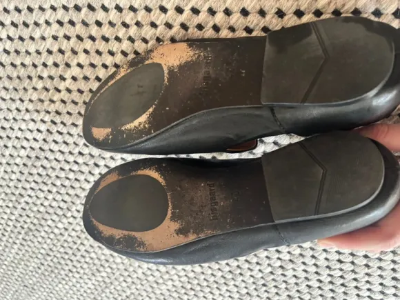 Bisgaard Ballerinaskor Svarta Strl 40 i Skinn Skor Loafers