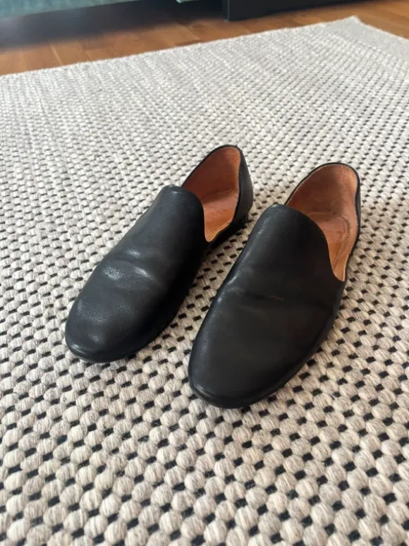Bisgaard Ballerinaskor Svarta Strl 40 i Skinn Skor Loafers