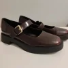 Bordowe buty r.37