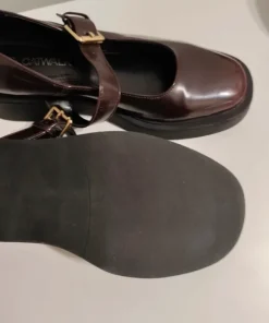 Bordowe buty r.37