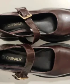 Bordowe buty r.37