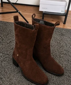 Botki zamszowe Copenhagen Shoes Ankle Boots Suede Leather Brown 38 Premium Luxury Vintage