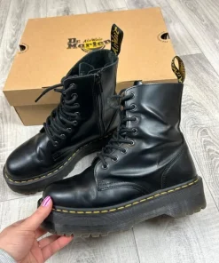 Buty Dr Martens Jadon Black skóra naturalna glany unisex masywne festival casual 41