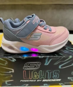 Buty dziecięce dziewczęce Skechers świecące