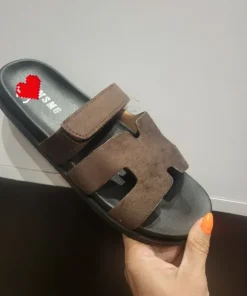 Buty klapki czekolada rozmiar 38