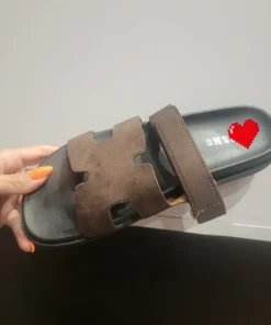 Buty klapki czekolada rozmiar 38