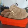 Buty klapki mule chodaki camel beżowe khaki r. 39