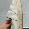 Buty materiałowe beżowe