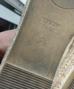 Buty materiałowe beżowe