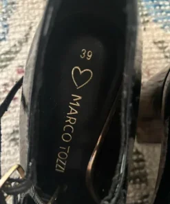 Buty obcasy heels marco tozzi czarne na studniowke