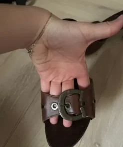 buty vintage na obcasie