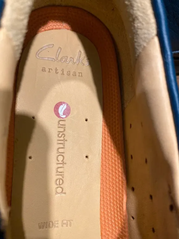 Clarks 100% skóra wewnątrz i na zewnątrz, 100% leather inside and outside