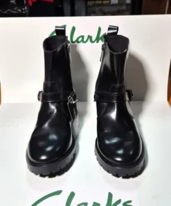 Clarks skórzane botki biker 39 / UK3
