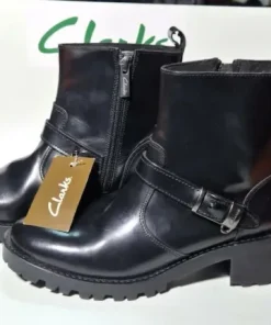 Clarks skórzane botki biker 39 / UK3