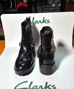 Clarks skórzane botki biker 39 / UK3