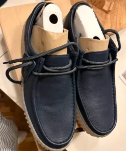 Clarks Torhill Lo Navy Leather – str. 46