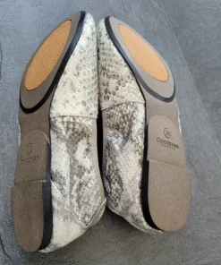 Cocorose London Loafers i ormskinnsmönster, storlek 36