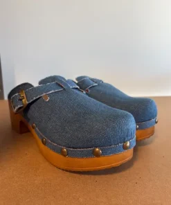 Coll denim træsko - helt nye