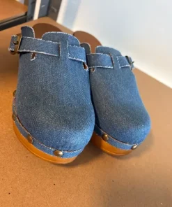 Coll denim træsko - helt nye