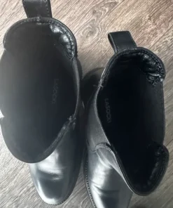 Czarne botki / sztyblety damskie klasyczne eleganckie