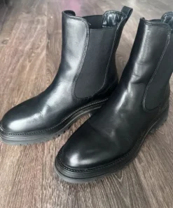 Czarne botki / sztyblety damskie klasyczne eleganckie