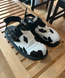 Dr Martens Jorge Cow Print Mules