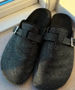 Fine sko med glittersten