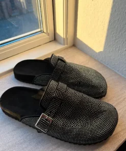 Fine sko med glittersten