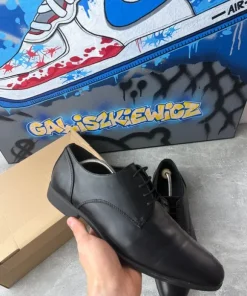 fk36 męskie czarne eleganckie półbuty Pier One czarne obuwie wizytowe pier one 44