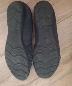 Gabor Hovercraft ballerinaer i mørkeblå ruskind – str. 5 (38)