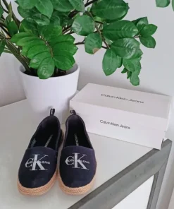 Granatowe Espadryle Calvin klein 38