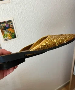 Guld sandaler