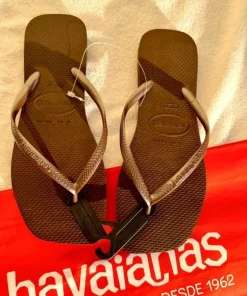 Havaianas Slim Square Brown EUR 39 original Brazil new