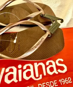 Havaianas Slim Square Brown EUR 39 original Brazil new
