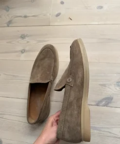 Italian suede loafers