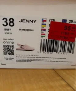 Jenny buty Chodaki kremowe beżowe 38