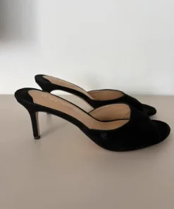 Klapki Lauren Ralph Lauren 40 8,5 zamszowe zamsz suede sandals
