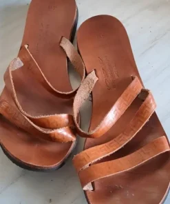 Äkta läder sandaler stl 40