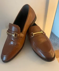 Äkta skinn loafers 38