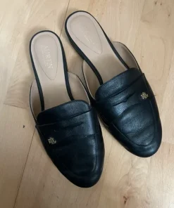 Lauren Ralph Lauren leather mules