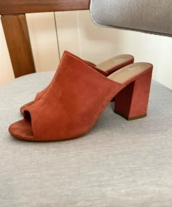Laxrosa klacksandaler, storlek 40
