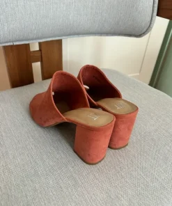 Laxrosa klacksandaler, storlek 40